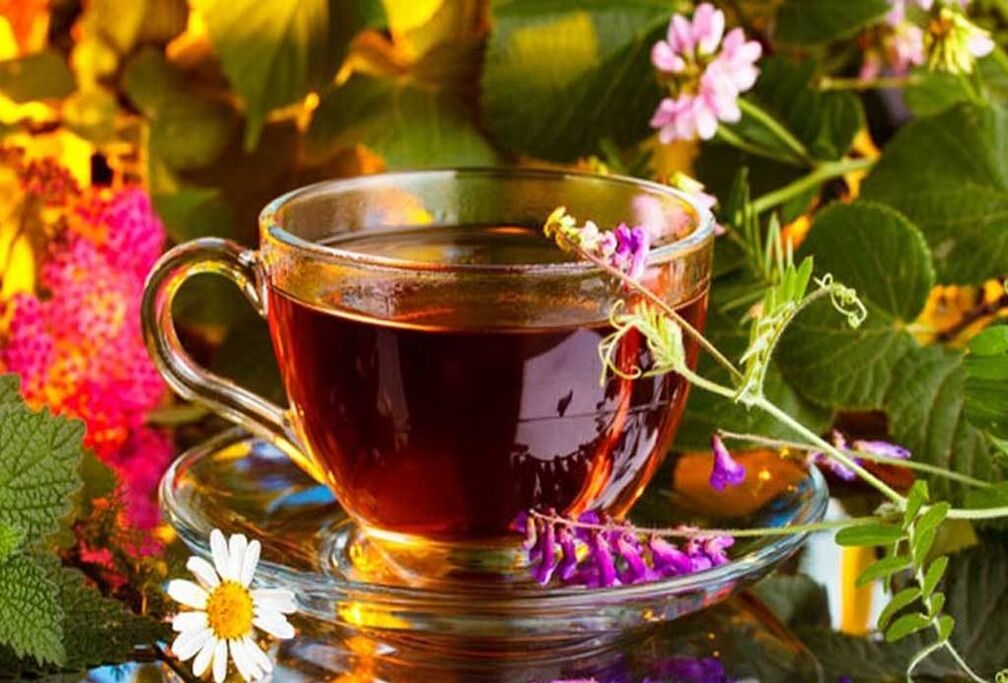 τσάι από βότανα για προστατίτιδα